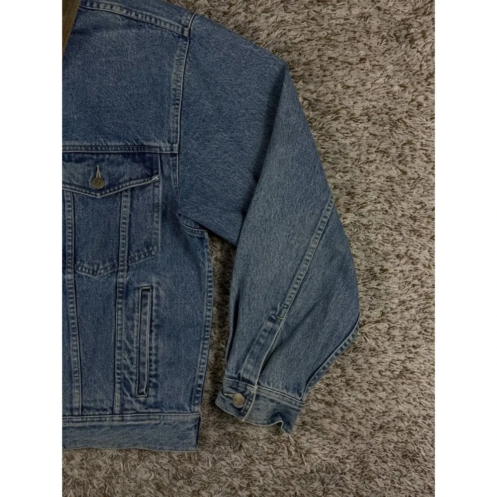 Vintage Banana Republic Adventure Outfitters Travel Denim Jacket Size L